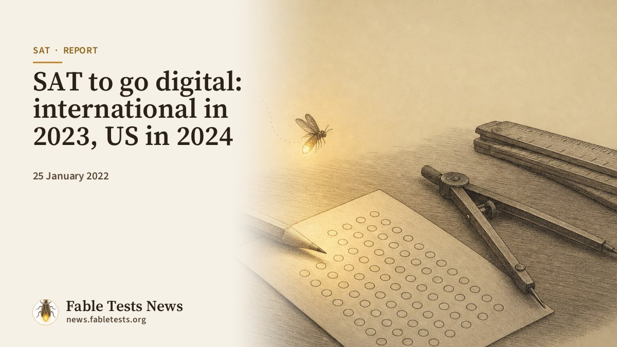 SAT to go digital: international in 2023, US in 2024