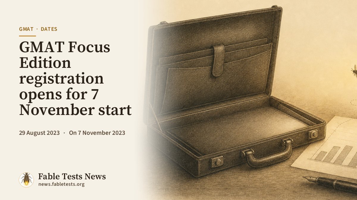 GMAT Focus Edition registration opens for 7 November start
