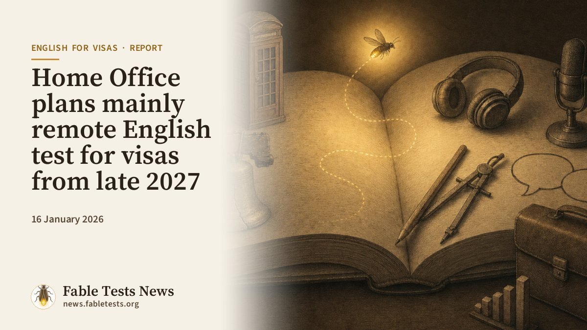 Home Office plans mainly remote English test for visas from late 2027