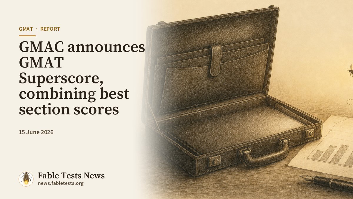 GMAC announces GMAT Superscore, combining best section scores