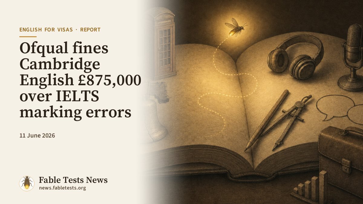 Ofqual fines Cambridge English £875,000 over IELTS marking errors