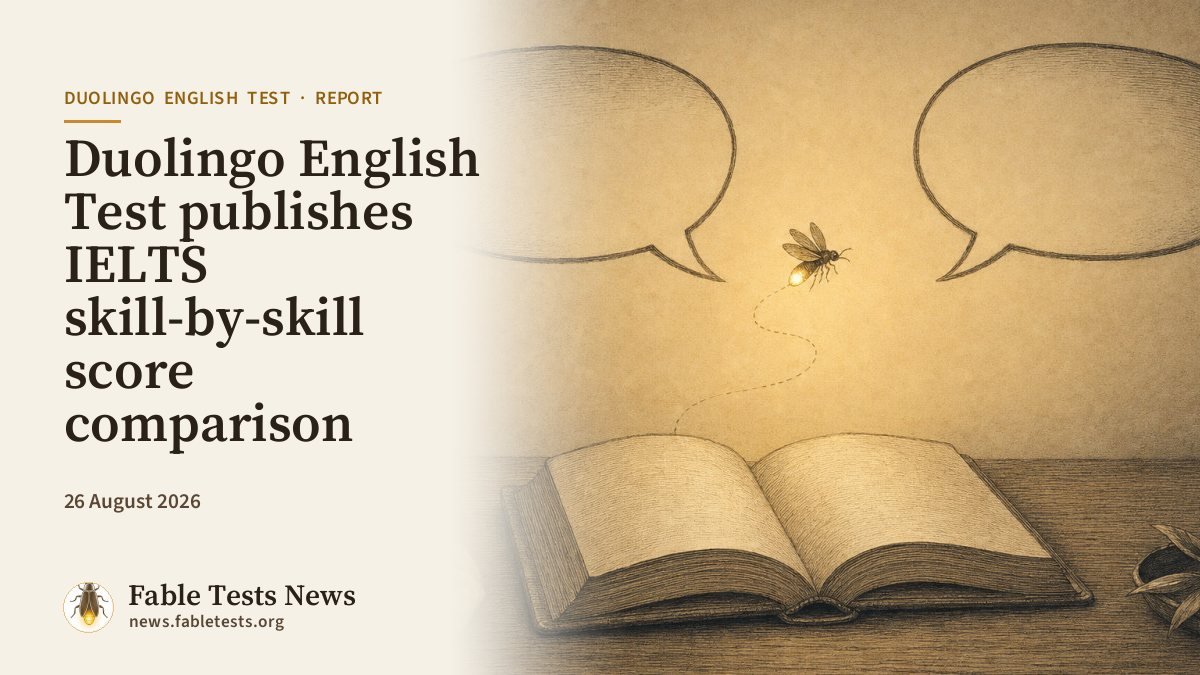 Duolingo English Test publishes IELTS skill-by-skill score comparison